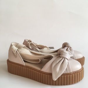 💕NWOB Fenty Puma By Rihanna Creeper Bow Platforms